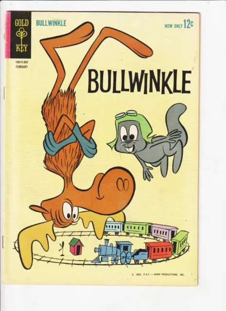 Bullwinkle #2   Comic Book  cartoon aNIMATION SERIES ROCKY, BORIS AND NATASHA