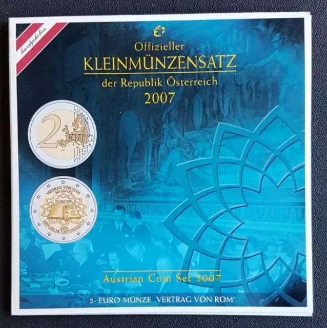 Autriche - Austrian Coin Set - Coffret Euro Autriche 2007 Bu.