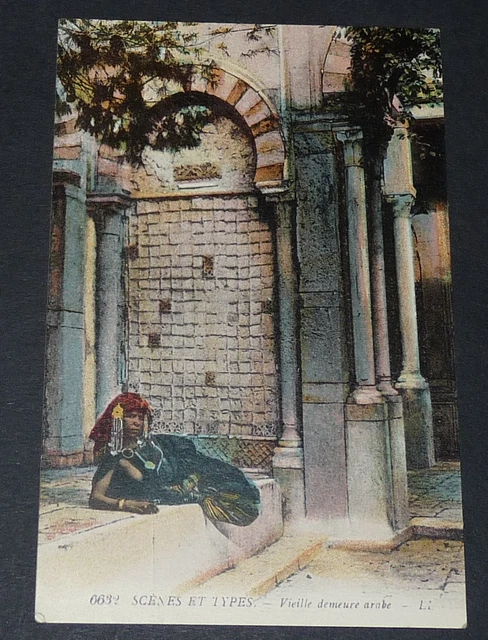 Cpa Carte Postale 1921 Colonie France Maroc Afrique Vieille Demeure Arabe