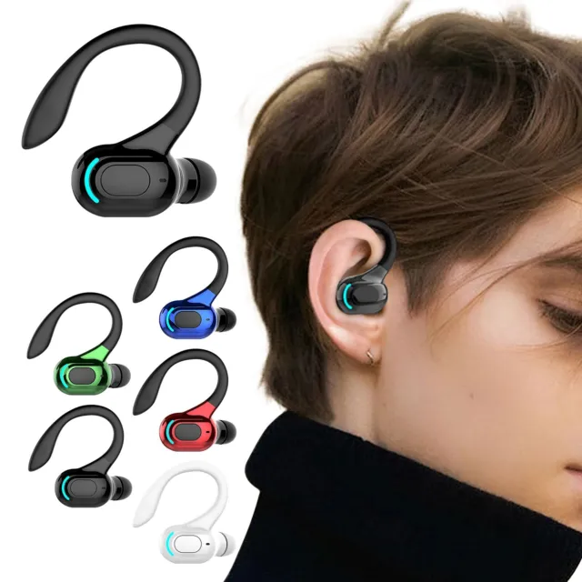 F8 Bluetooth 5.0 Single-ear Over-ear Wireless Headphones, Sports