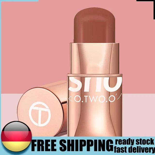 Palo de enrojecimiento hidratante facial rojo brillante para mujer