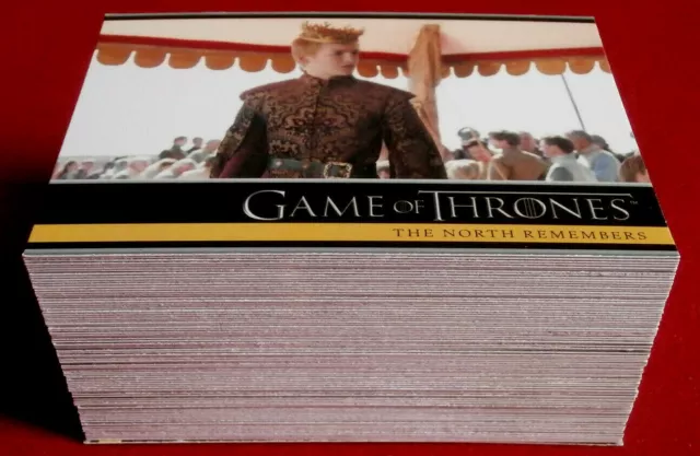 GAME OF THRONES - Staffel 2 - Komplettes Basisset (88 Karten) - Rittenhouse 2013