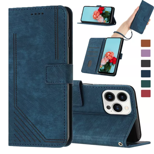 Schutzhülle Flip Case für Samsung Galaxy A3 A5 2017 A6 A7 A8 A5 2018 Wallet Etui