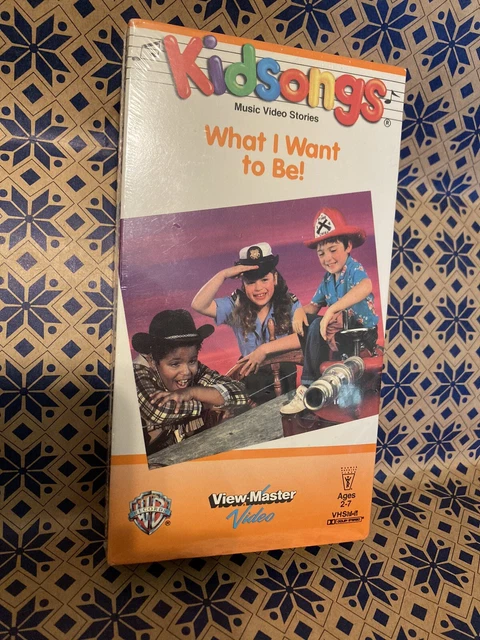 Kidsongs What I Want To Be Vhs KIDSONGS WHAT I Want To Be VHS 1987 Brand New Sealed EUR 39,37