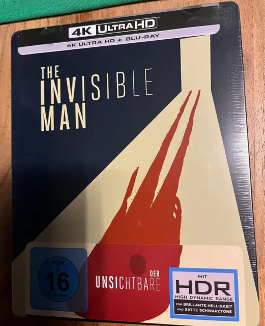 The Invisible Man, Der Unsichtbare 4k Bluray Steelbook Neu Ovp