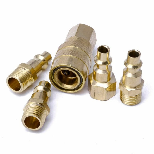5er-Pack 1/4 NPT Air Line Kompressor Fitting Kupplung Schnellspanner Stecker