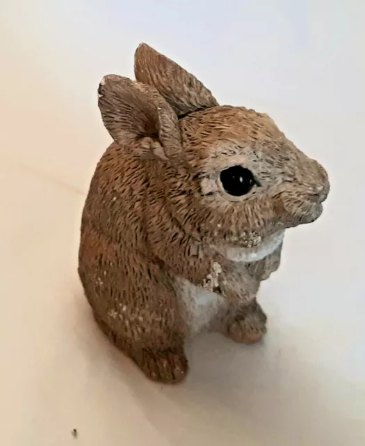 UNITED DESIGN Classic Stone Critters 4" Rabbit, resin, md in USA, rare
