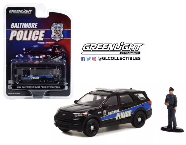 Greenlight 1:64 2020 BALTIMORE CITY POLICE 2020 FORD INTERCEPTOR