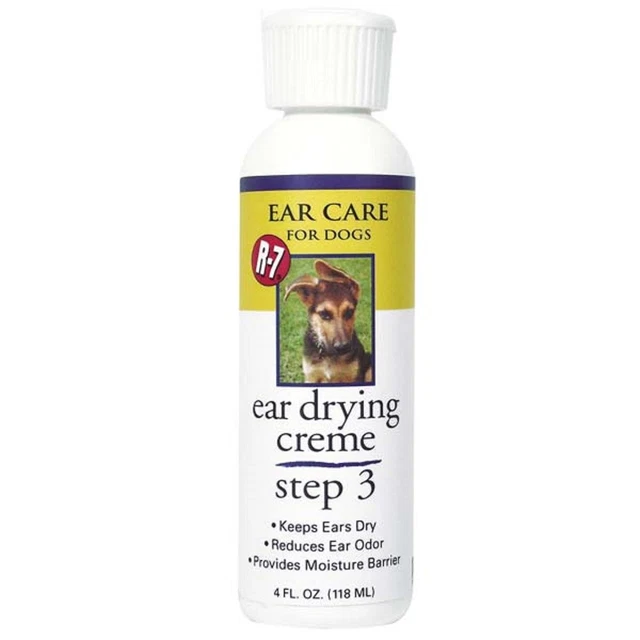 Mc Gimborn R-7 Step 3 Ear Care Drying Creme Perro Gato Mascota Dries Orejas Cabo
