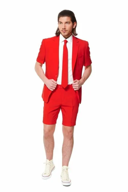 Opposuits RED DEVIL SUMMER Men's Hot Party Suit Size US 40,  EU 50, UK 40