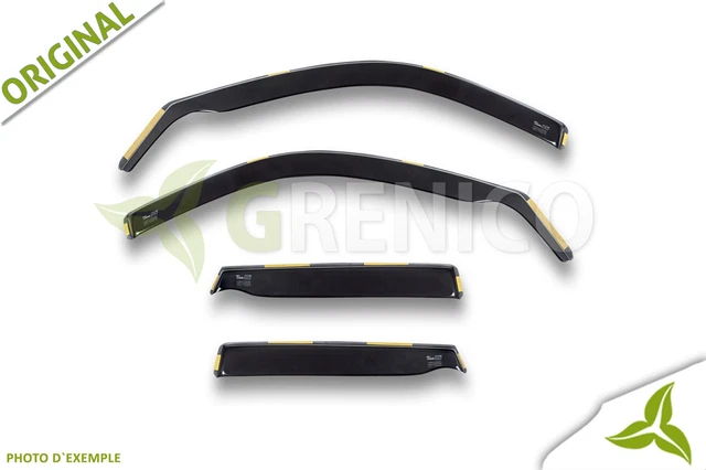 VW POLO 6N CLASSIC Berline 4-portes 1999-2002 Deflecteurs de vent 4-pcs HEKO