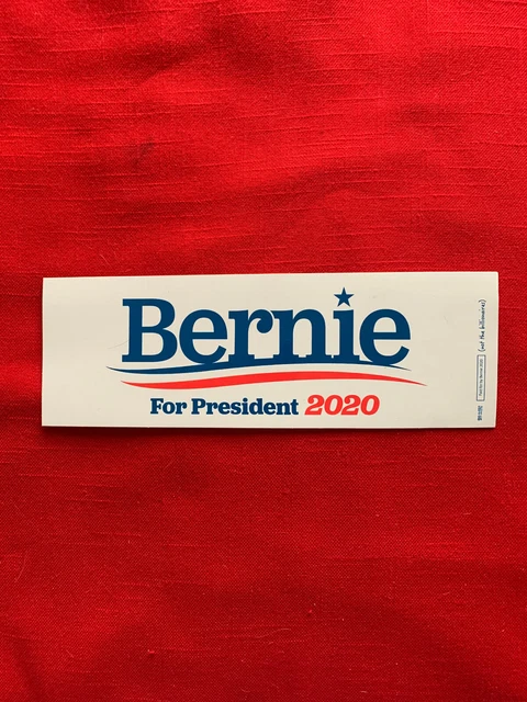 Bernie Sanders For President 2020 Campaign Bumper Sticker Democrat