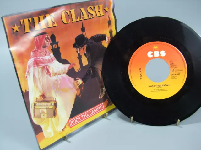 Record 7" Single, The Clash - Rock the Casbah - Grade G+