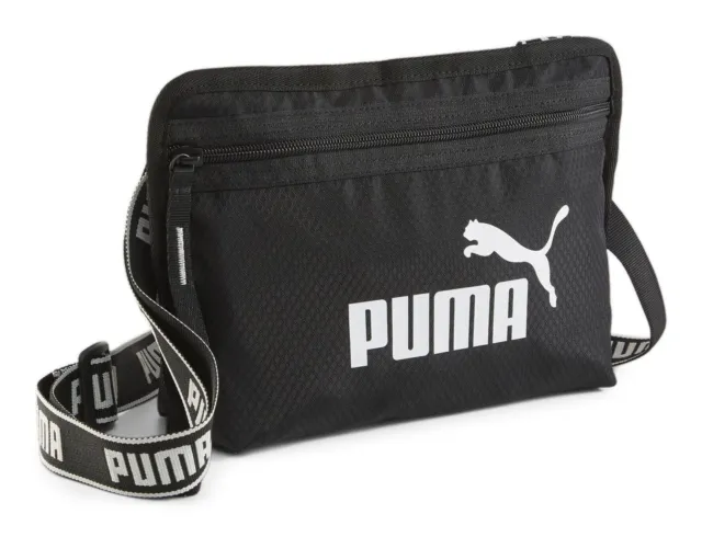 PUMA Core Base Shoulder Bag Schultertasche Tasche Puma Black schwarz Neu