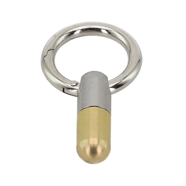 Porte-clés Mini Sac Blanc Et Marron - Organisateur Pour Écouteurs, Rouge à Lèvres - Accessoire Polyvalent Et Élégant Quotidien