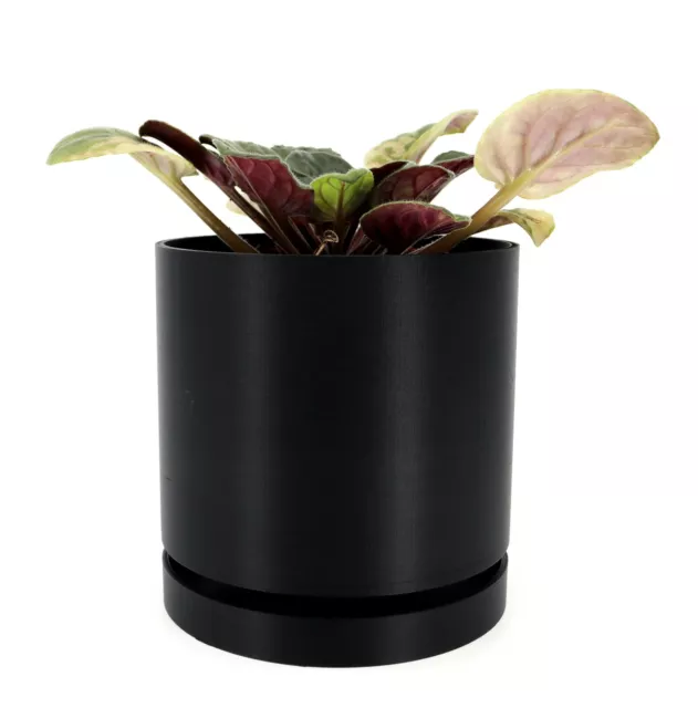 Modern Floating Circular Planter, Self Draining Plant Holder, Pot With Drainage