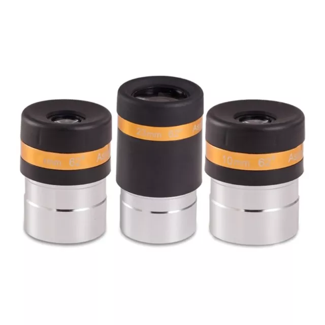 4mm/10mm/23mm Eyepiece 1.25" 62 Degrees Eyepieces for