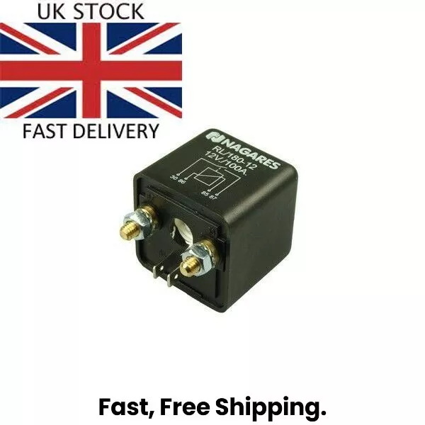 160477 0-727-10 Equiv 12V  200 Amp Heavy Duty Split Charge Relay Motorhome