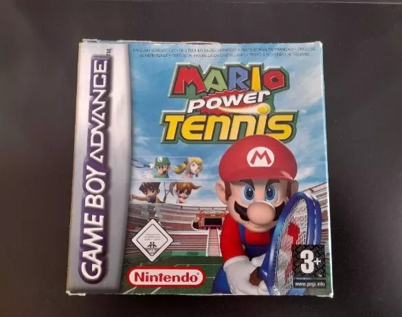 Mario Power Tennis - Boite Vide - Gameboy Advance - Bon Etat - FR