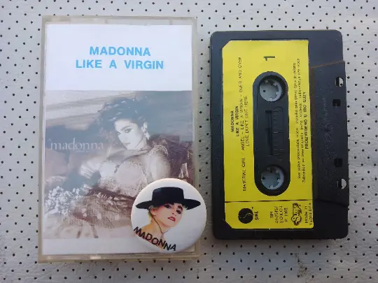 Madonna Like A Virgin 1985 First Press Original Cassette Suzy Yugoslavia Tape