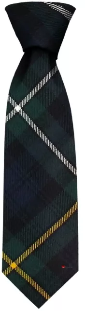 Clan Tie Campbell of Argyll Modern Tartan Pure Wool Scottish Handmade Necktie