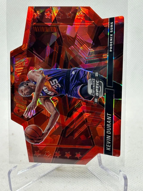 2022-23 Panini Contenders Optic Superstars Red Cracked Ice #8 SP  Kevin Durant