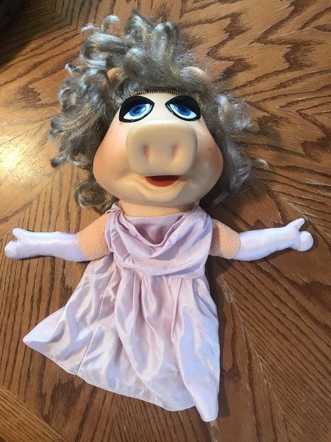Vintage '76- '78 Fisher Price Jim Henson Miss Piggy Hand Puppet Doll The Muppets