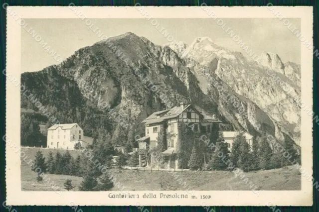 Bergamo Colere Cantoniera della Presolana cartolina MT2186