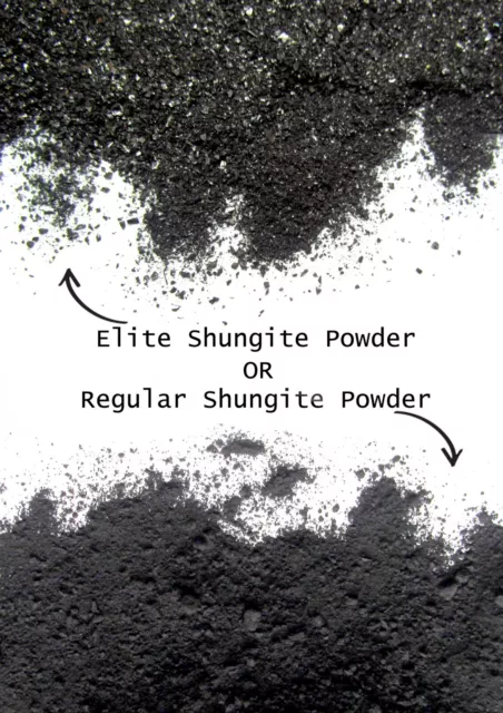 Shungite Powder Karelia Fullerenes Certified Natural Pure Raw Shungite Powder