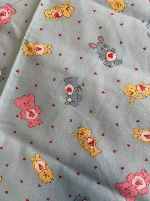 Rare Vintage Care bear Cousins Fabric 44x76