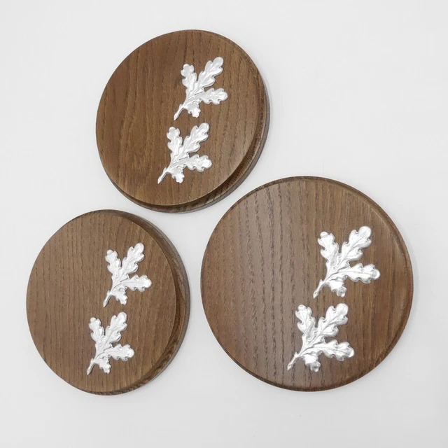 3 Pieza Keilerschilder Tablero Keiler Redondo Braun Af 15 CM Con 6X 3
