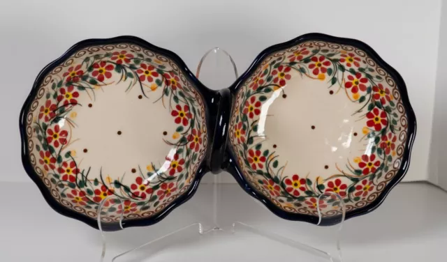 Boleslawiec Polish Pottery Condiment Bowls Unikat. Handmade. New+Fast Shipping