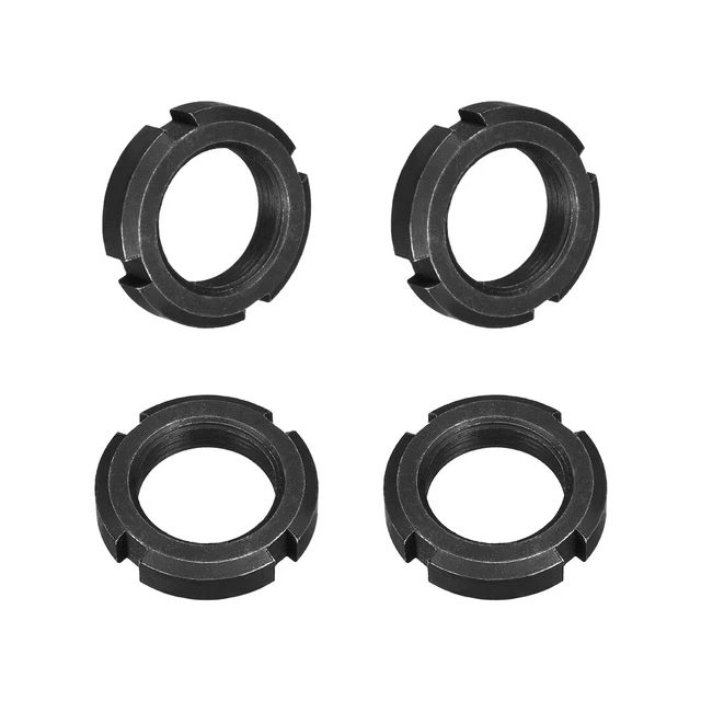 M27x1.5 mm Tuercas Ranuradas Redondas de Retención de Cuatro Ranuras 4 uds