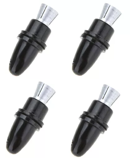 4 Pcs Black Motor Propeller 3mmInner Diameter Shaft - OD 5mm Adapter Shaft