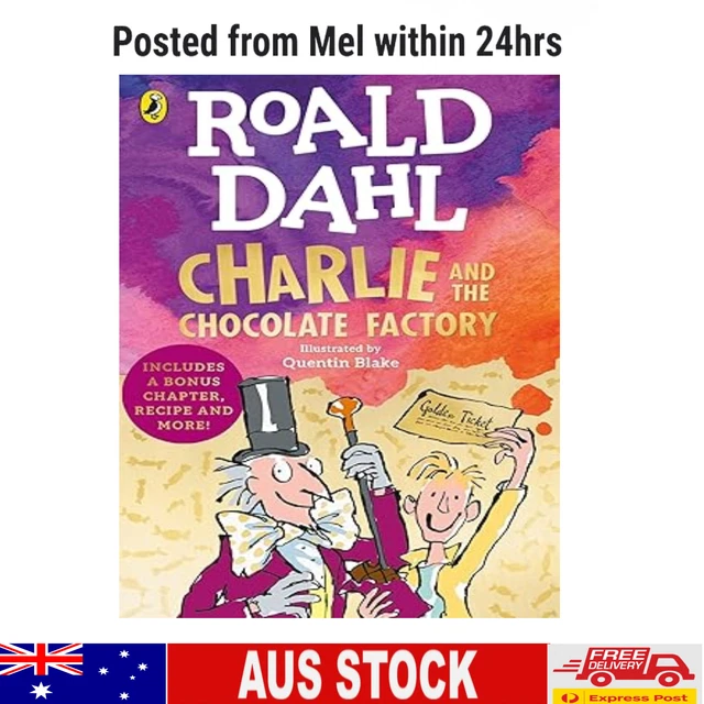 CHARLIE AND THE Chocolate Factory by Roald Dahl Paperback Book NEW AU ...
