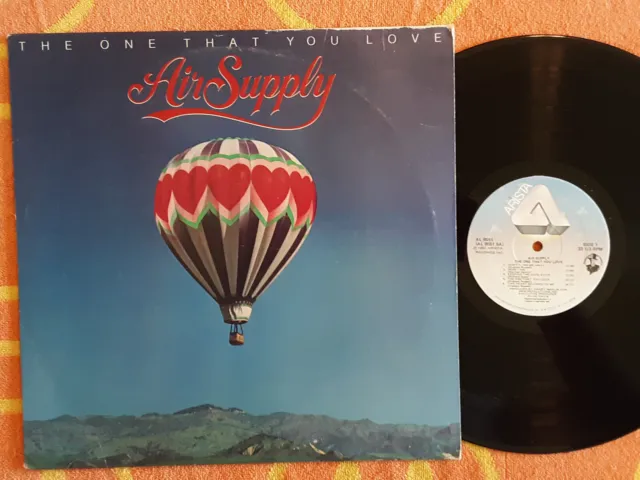 AIR SUPPLY The One That You Love LP Arista 1981 w/ Inner Sleeve SOFT ROCK