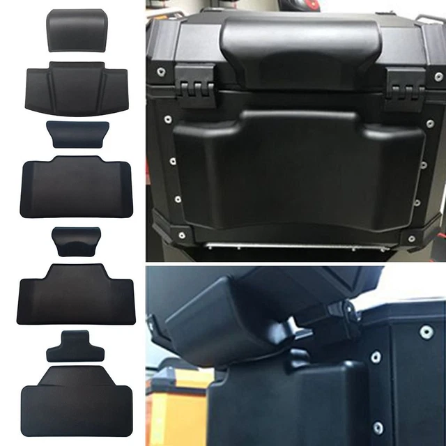 Black Motorcycle Backrest Soft Passenger  Back Pad  Universal