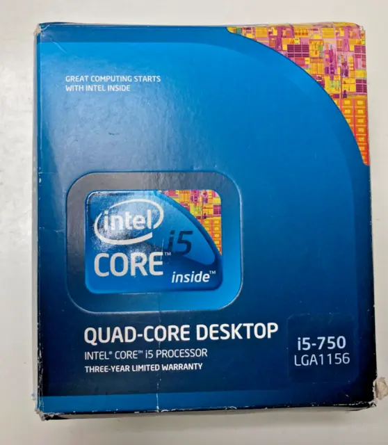 Processeur Intel Core i5-750 Quad Core 2.66 GHz, Socket LGA1156