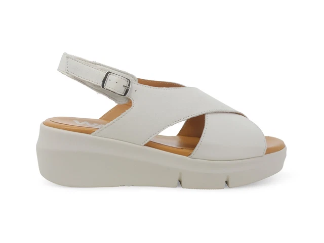 Sandali In Pelle Da Donna ZLUXURQ - Con Zeppa Bassa, Comodi, Antiscivolo, Per Esterno - Foto 11