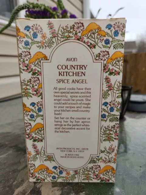 New Avon Country Kitchen Spice Angel Vintage 1982