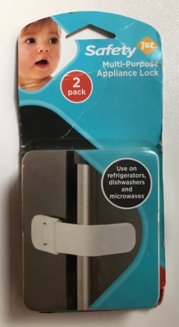 Safety 1st - Multi-Purpose Appliance Lock - 2 pack - White (NEW/FACTORY SEALED)