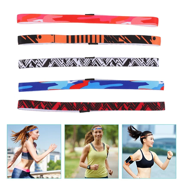 5 piezas cinturones de sudor para mujer diademas limpios fitness