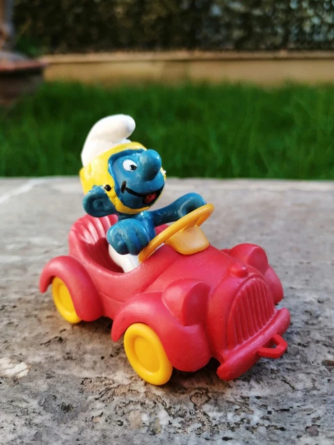 Puffi smurf schlumpf schleich peyo schtroumpf 40210 Car Driver puffo in macchina