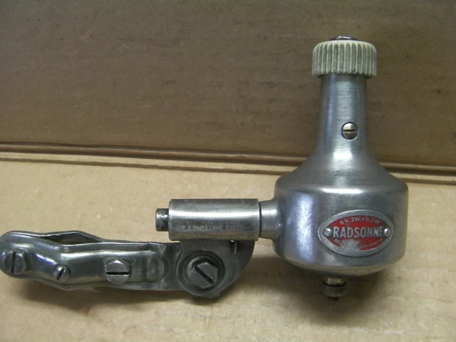 Fanale / Faro / Luce Anteriore Ferro Bici Dinamo Epoca - Olanda - R - Bacchetta - Foto 9