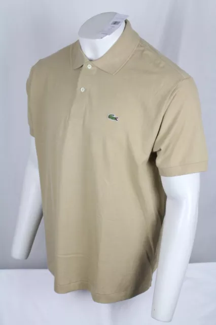 Lacoste Men's Original L.12.12 Classic Pique Cotton Polo Beige L1.12.12 51