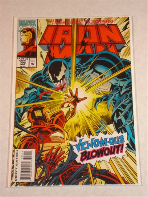 Ironman #302 Vol1 Marvel Comics Venom Apps March 1994