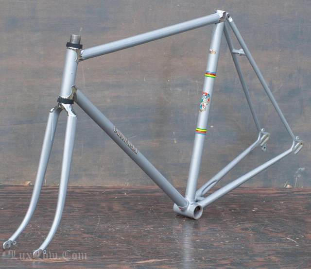 VINTAGE 56CM CINELLI Super Corsa RoadBike FRAME FORK Wolf Ear Lugs