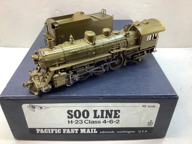 Ho Brass Pfm Soo Line H-23 4-6-2