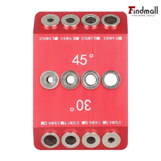 Findmall 30 45 90 Degree Angle Drill Hole Guide Jig For Angled And Straight Hole