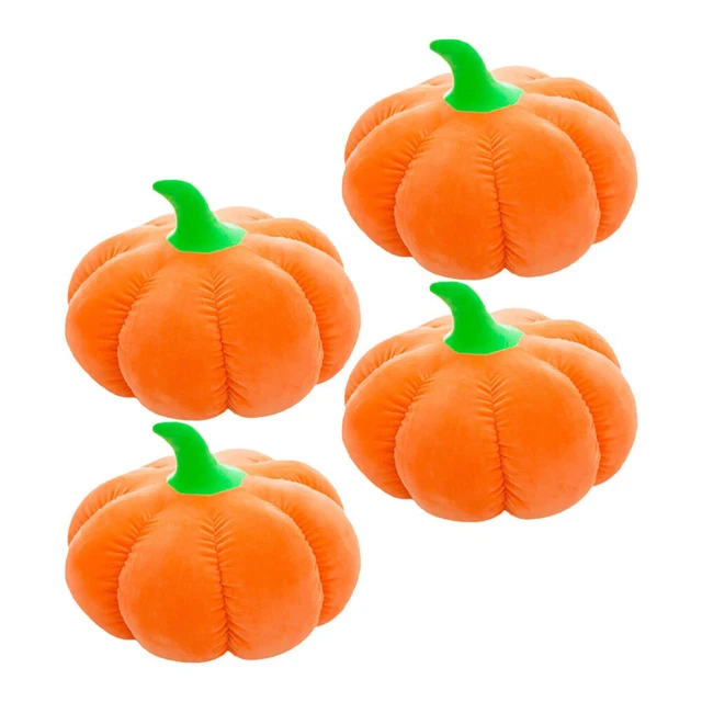 1 Ensemble De Tout Doux En Peluche Oreiller En Peluche Citrouille Oreiller